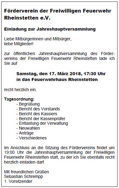 20180318 Einladung JHV Förderverein