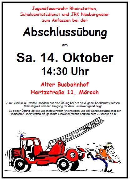 Flyer JF Übung 14 10 2017