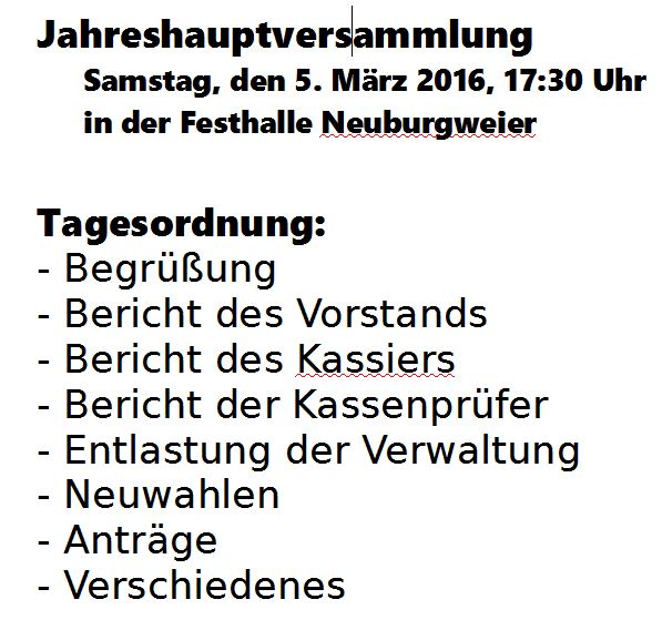 20160305 Tagesordnung JHV 2016