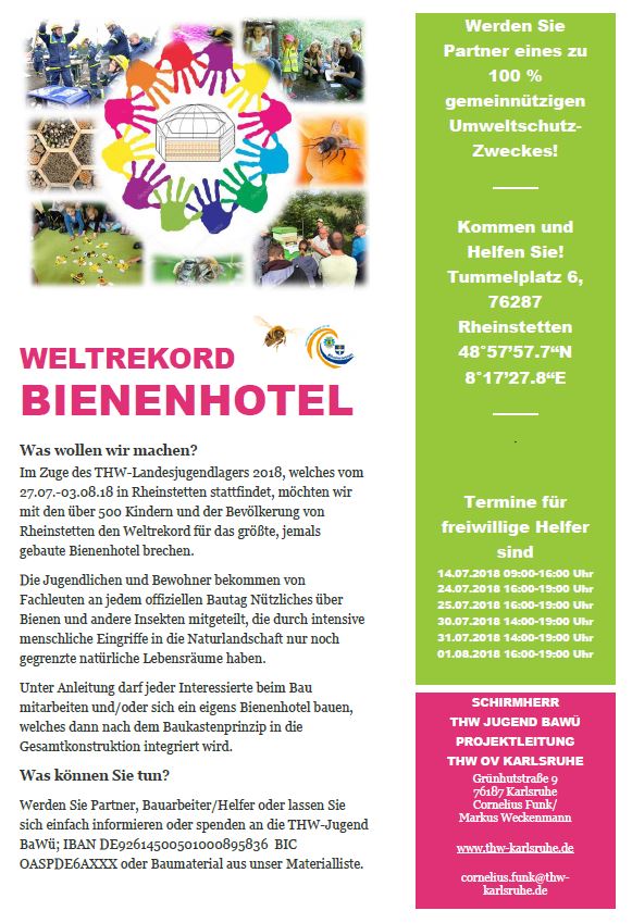 THW Flyer Bienhotel